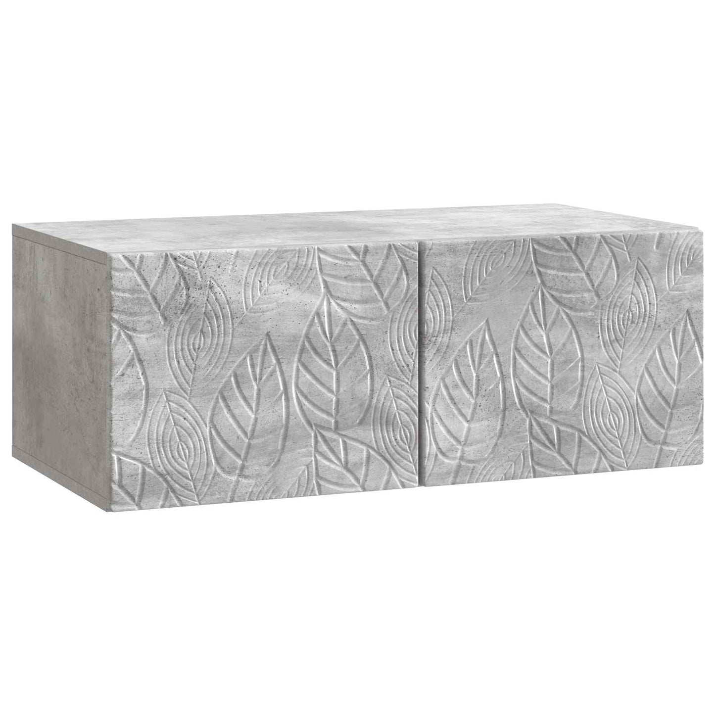 Nástěnná Tv Skříň 78,5 X 31 Cm Betonově Šedá Kompozitní Dřevo