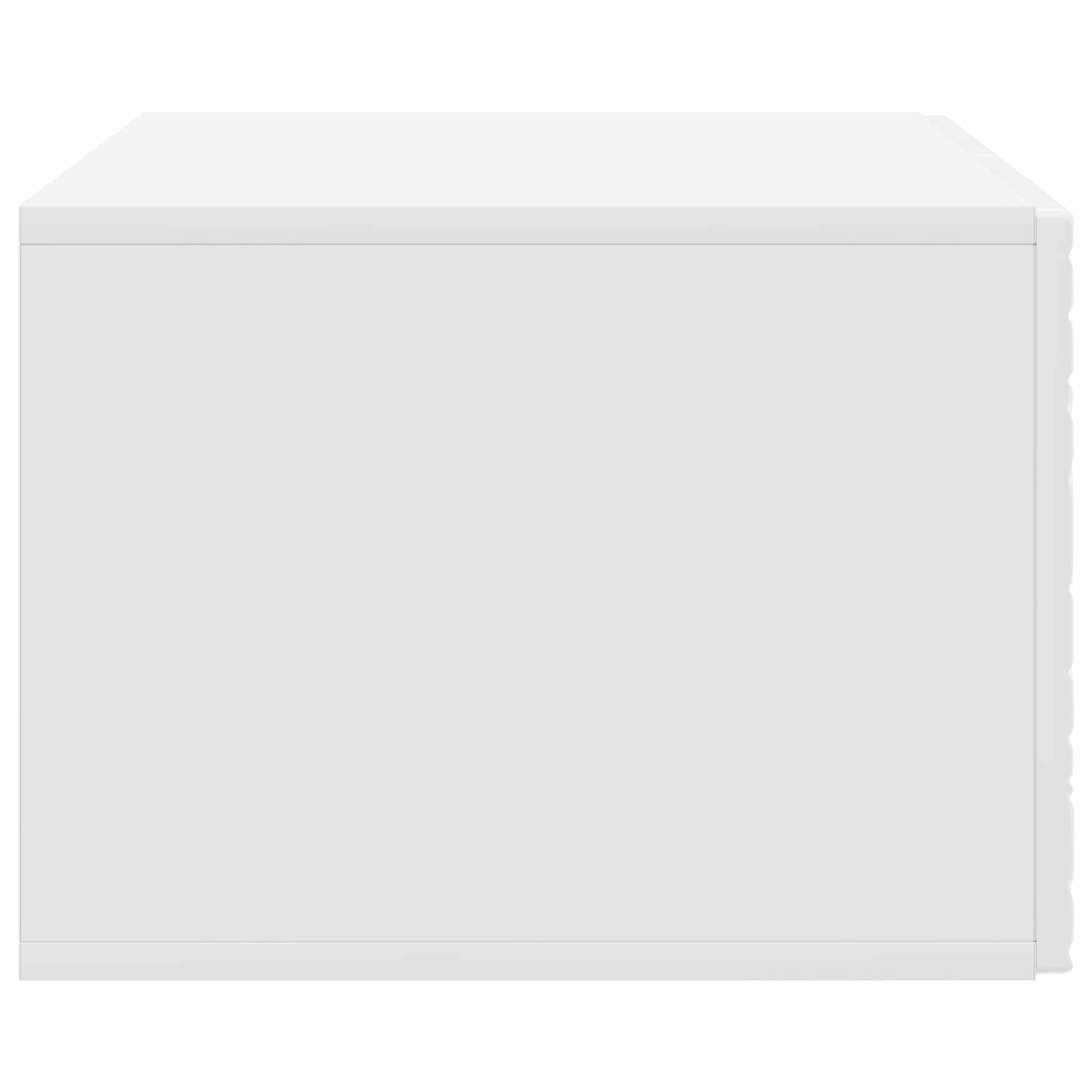 Nástěnná Tv Skříň 78,5 X 31 Cm Bílá S Vysokým Leskem