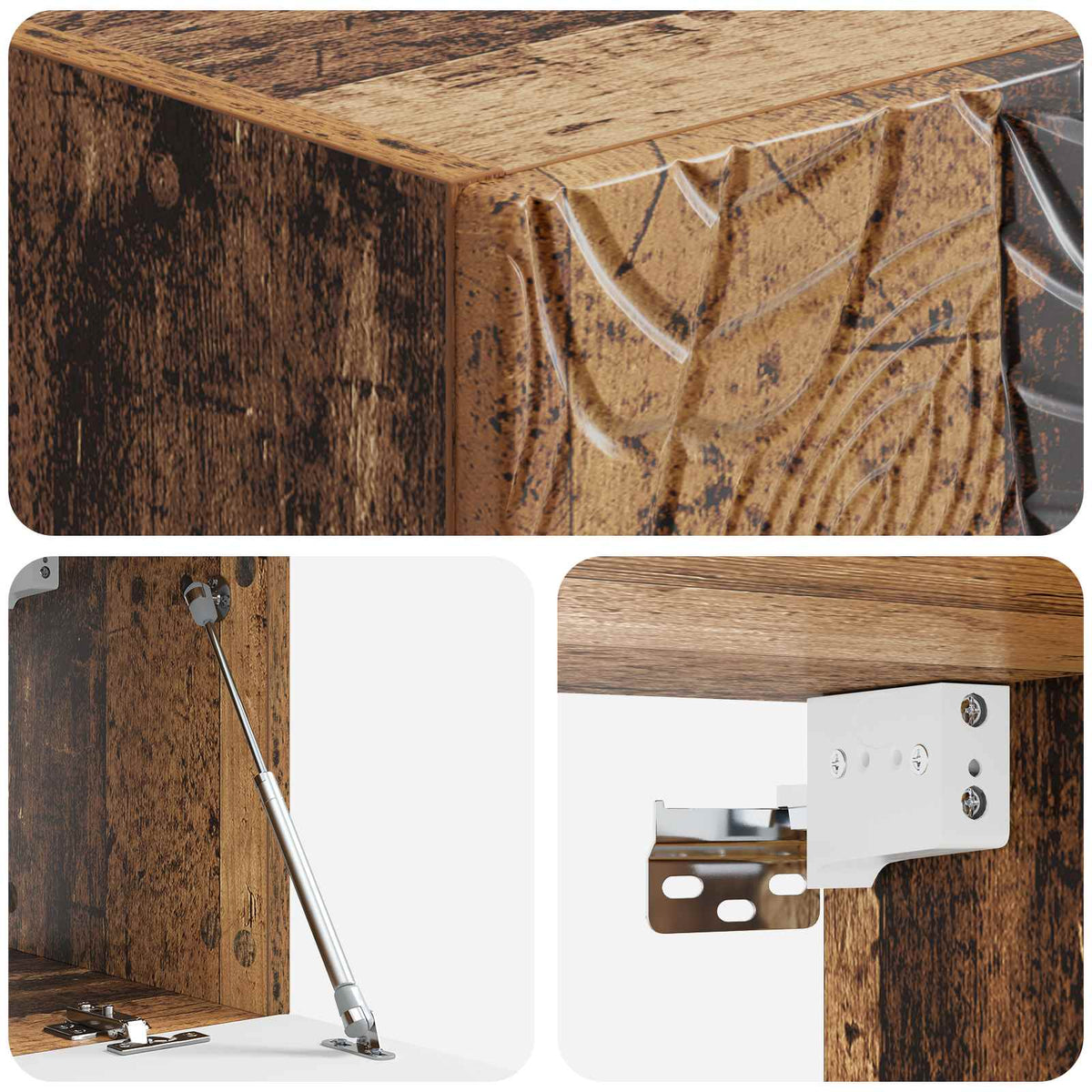 Nástěnná Tv Skříň 78,5 X 31 Cm Staré Dřevo Kompozitní Dřevo