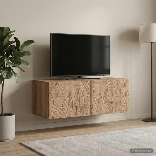 Nástěnná Tv Skříň 78,5 X 31 Cm Dub Artisan Kompozitní Dřevo