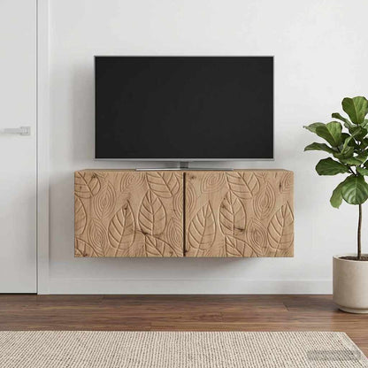 Nástěnná Tv Skříň 78,5 X 31 Cm Dub Artisan Kompozitní Dřevo