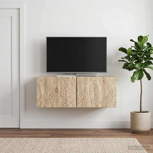 Nástěnná Tv Skříň 98 X 31 Cm Dub Sonoma Kompozitní Dřevo