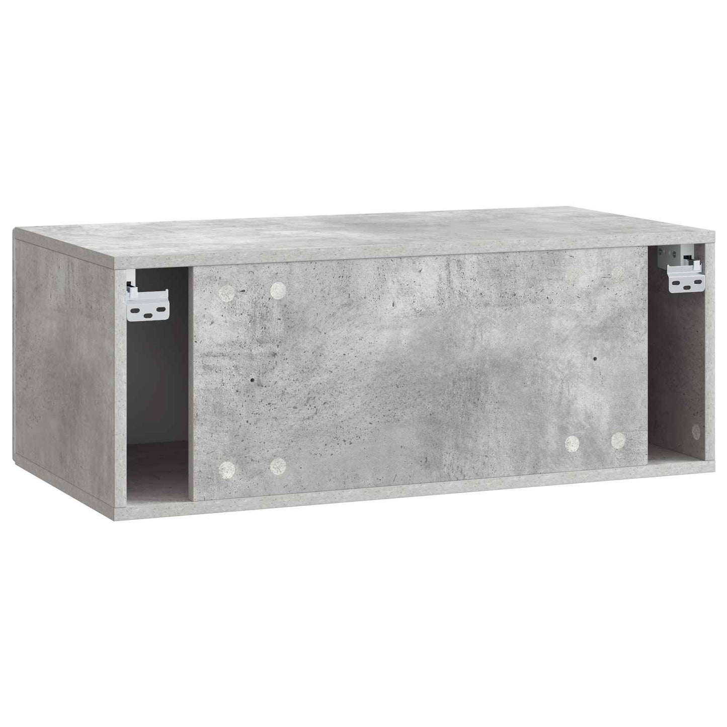 Nástěnná Tv Skříň 98 X 31 Cm Betonově Šedá Kompozitní Dřevo