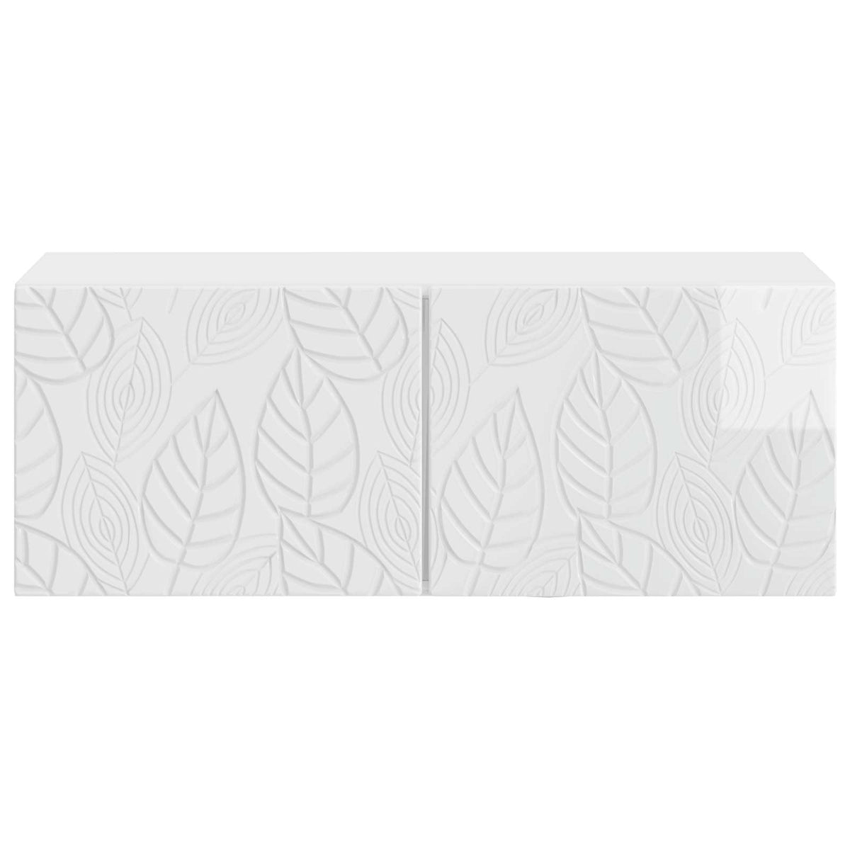 Nástěnná Tv Skříň 98 X 31 Cm Bílá S Vysokým Leskem