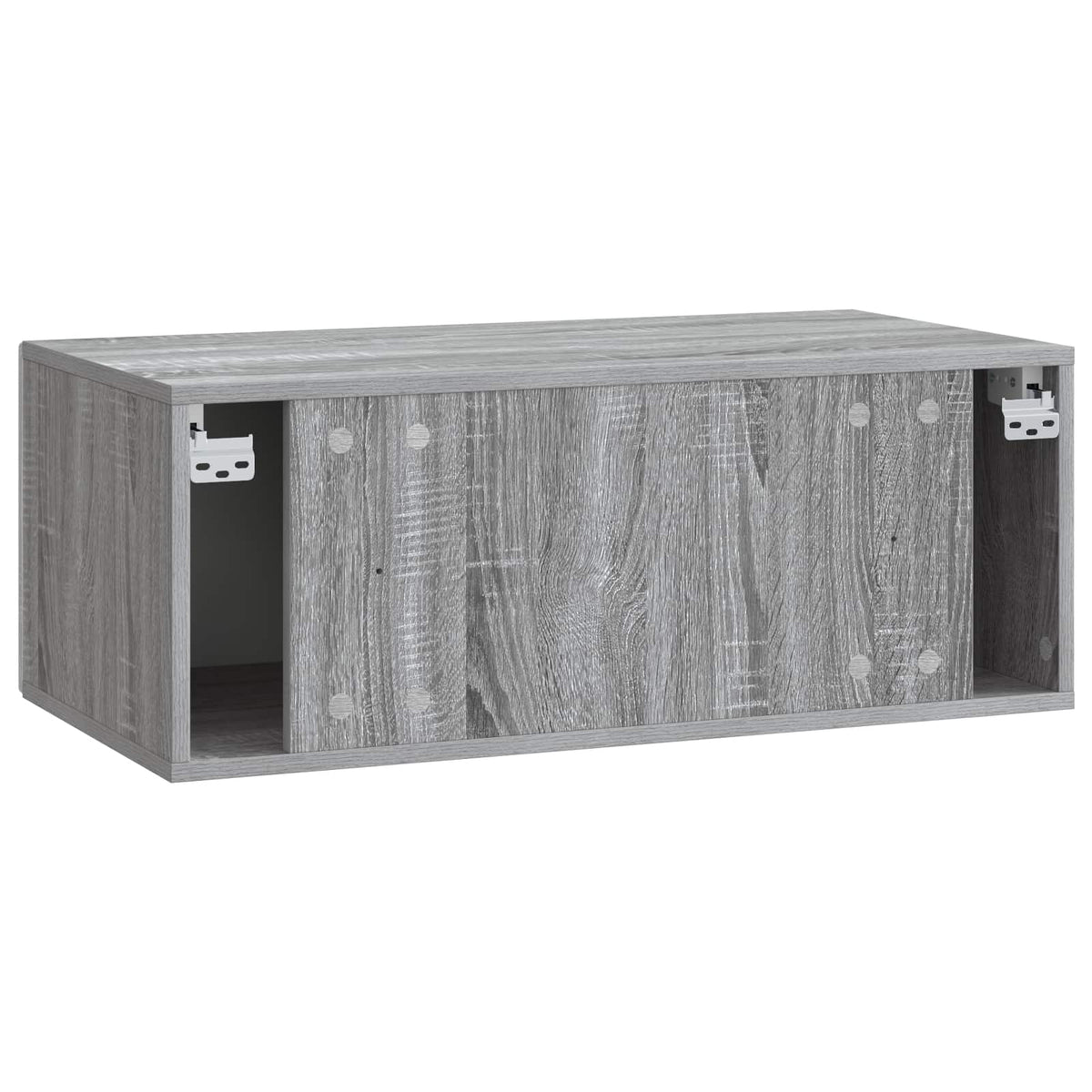Nástěnná Tv Skříň 98 X 31 Cm Šedý Sonoma Kompozitní Dřevo