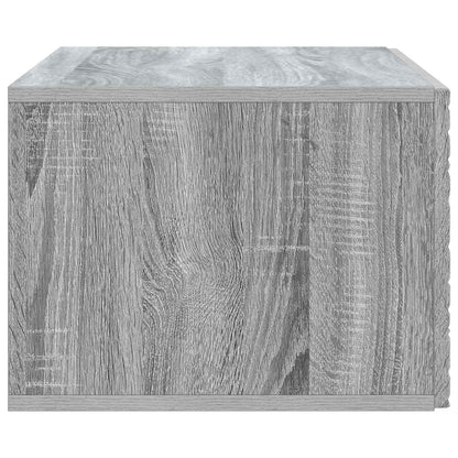 Nástěnná Tv Skříň 98 X 31 Cm Šedý Sonoma Kompozitní Dřevo