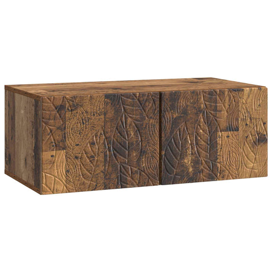 Nástěnná Tv Skříň 98 X 31 Cm Staré Dřevo Kompozitní Dřevo