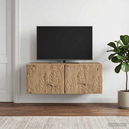 Nástěnná Tv Skříň 98 X 31 Cm Dub Artisan Kompozitní Dřevo