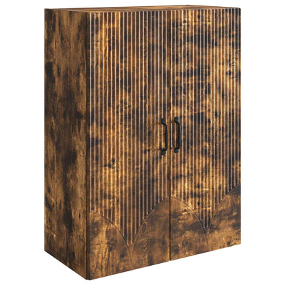 Nástěnná Skříň Kouřový Dub 66 X 34,5 X 90 Cm Kompozitní Dřevo