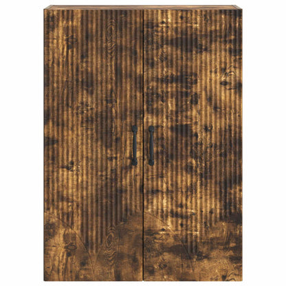 Nástěnná Skříň Kouřový Dub 66 X 34,5 X 90 Cm Kompozitní Dřevo