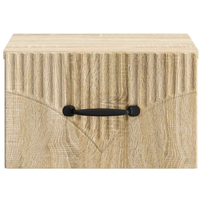 Nástěnný Noční Stolek 2 Pcs Dub Sonoma 34,5 X 33 X 20 Cm