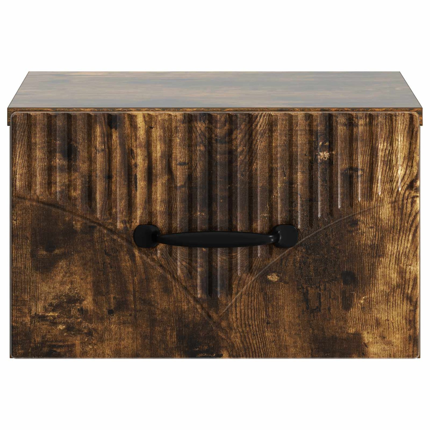 Nástěnný Noční Stolek 2 Pcs Kouřový Dub 34,5 X 33 X 20 Cm