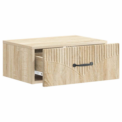 Nástěnný Noční Stolek 2 Pcs Dub Sonoma 49 X 34,5 X 20 Cm