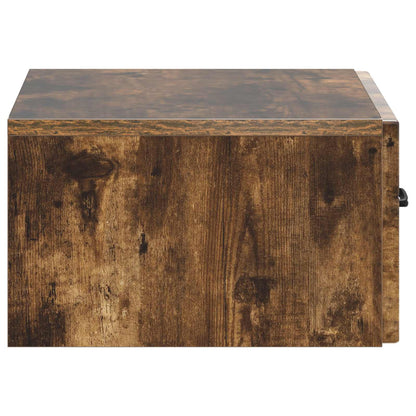 Nástěnný Noční Stolek 2 Pcs Kouřový Dub 49 X 34,5 X 20 Cm