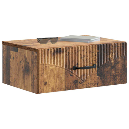 Nástěnný Noční Stolek 2 Pcs Staré Dřevo 49 X 34,5 X 20 Cm