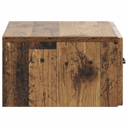 Nástěnný Noční Stolek 2 Pcs Staré Dřevo 49 X 34,5 X 20 Cm