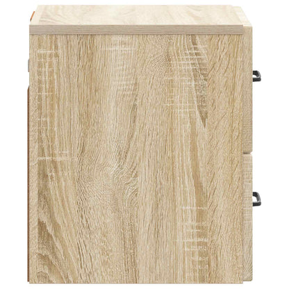 Nástěnný Noční Stolek 2 Pcs Dub Sonoma 34,5 X 33 X 40 Cm