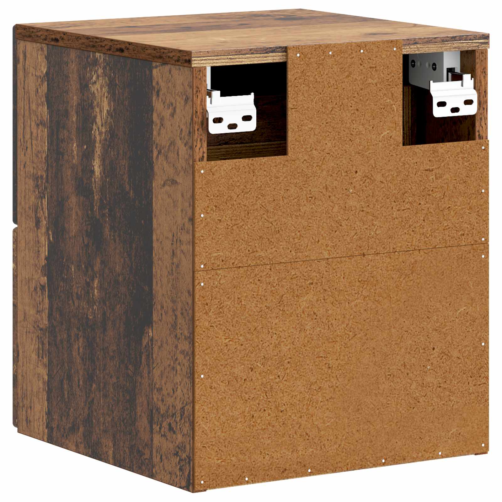 Nástěnný Noční Stolek 2 Pcs Staré Dřevo 34,5 X 33 X 40 Cm