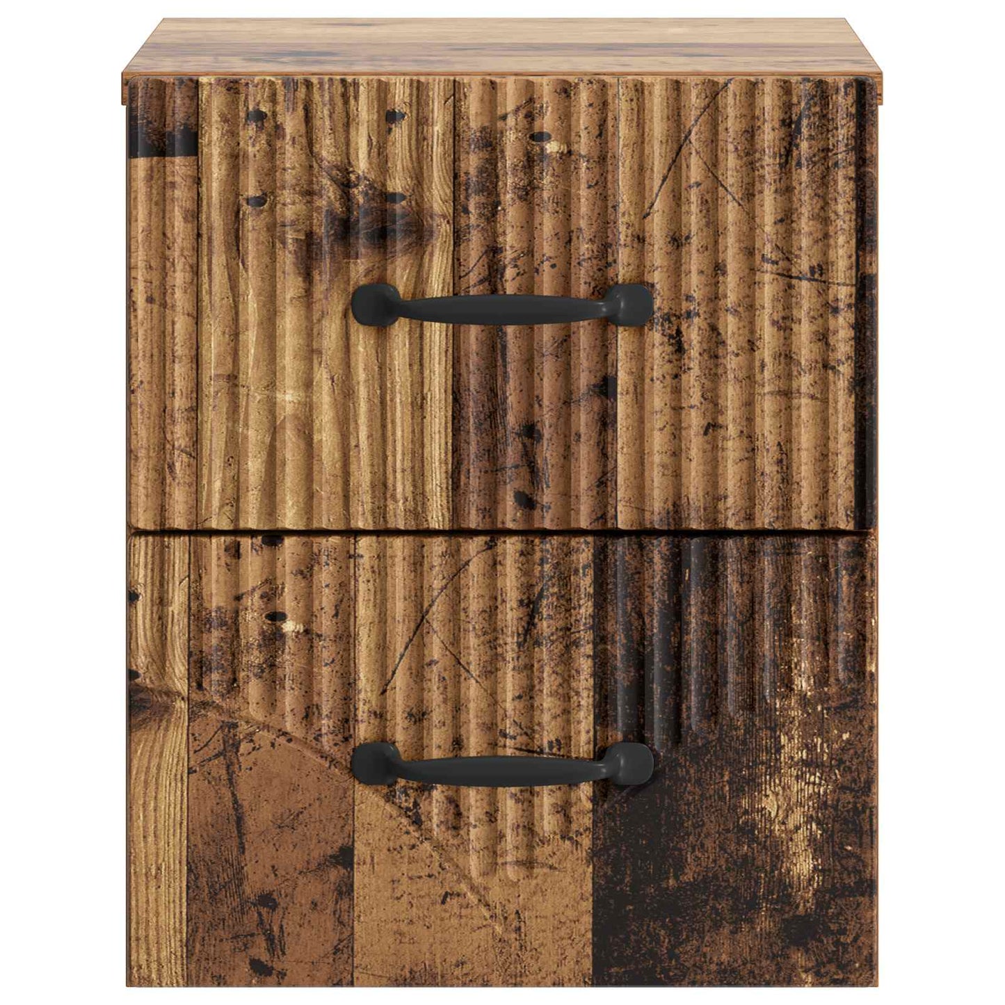 Nástěnný Noční Stolek 2 Pcs Staré Dřevo 34,5 X 33 X 40 Cm