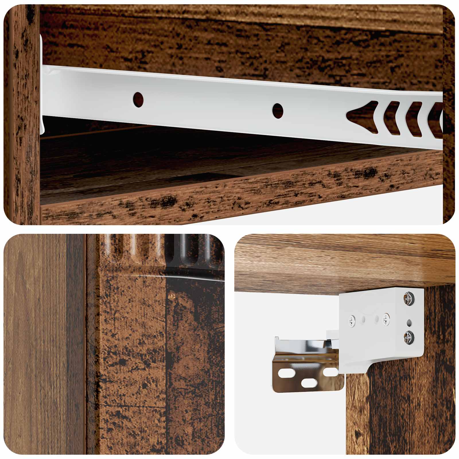 Nástěnný Boční Stůl Staré Dřevo 87,5 X 34,5 X 17 Cm