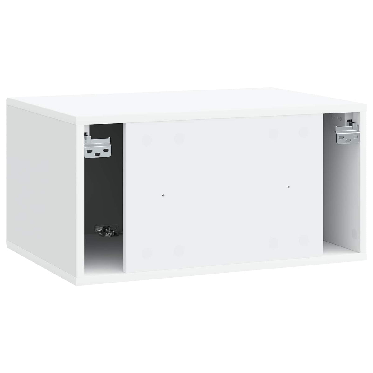 Nástěnná Tv Skříň Bílá 59,5 X 41 X 30 Cm Kompozitní Dřevo