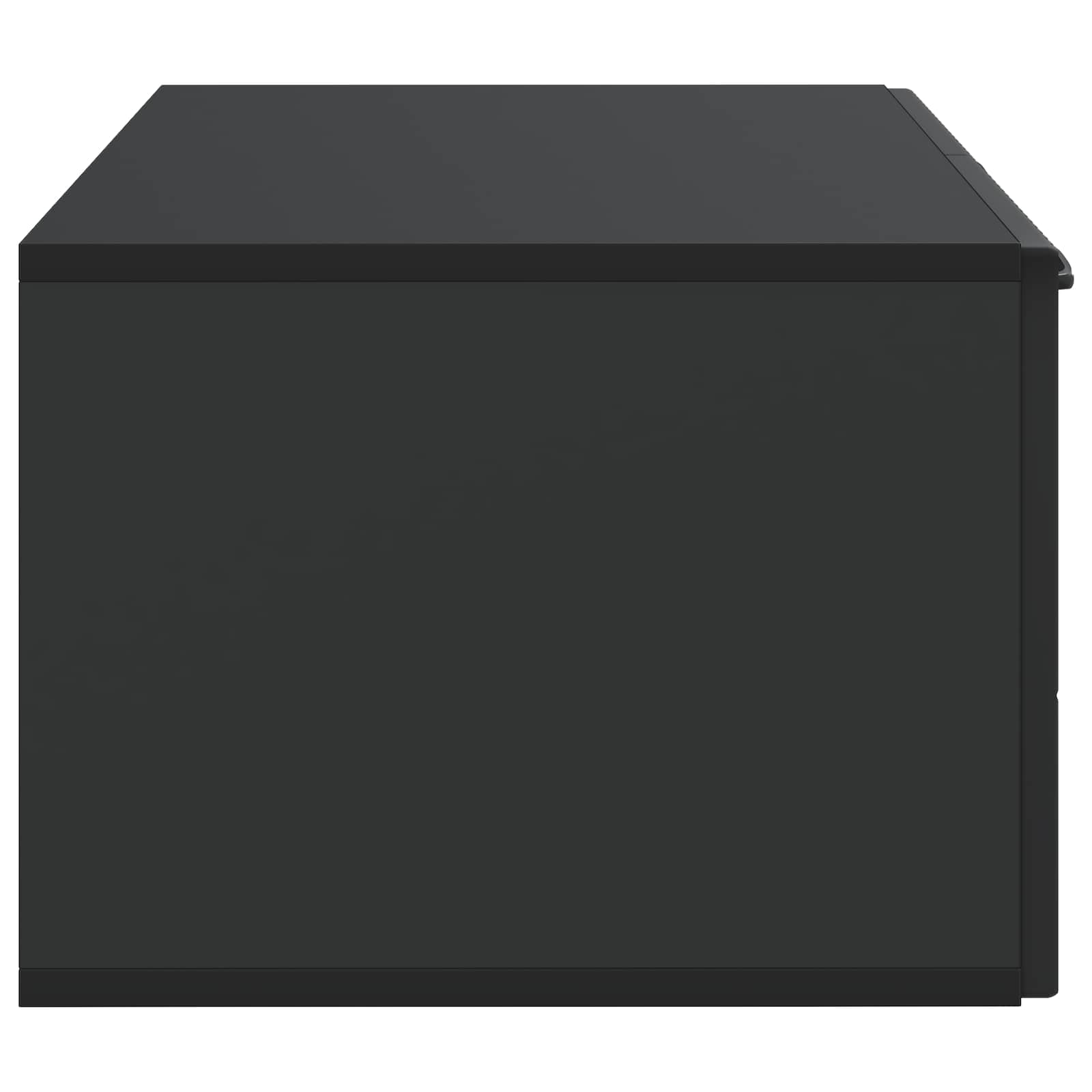 Nástěnná Tv Skříň Černá 59,5 X 41 X 30 Cm Kompozitní Dřevo