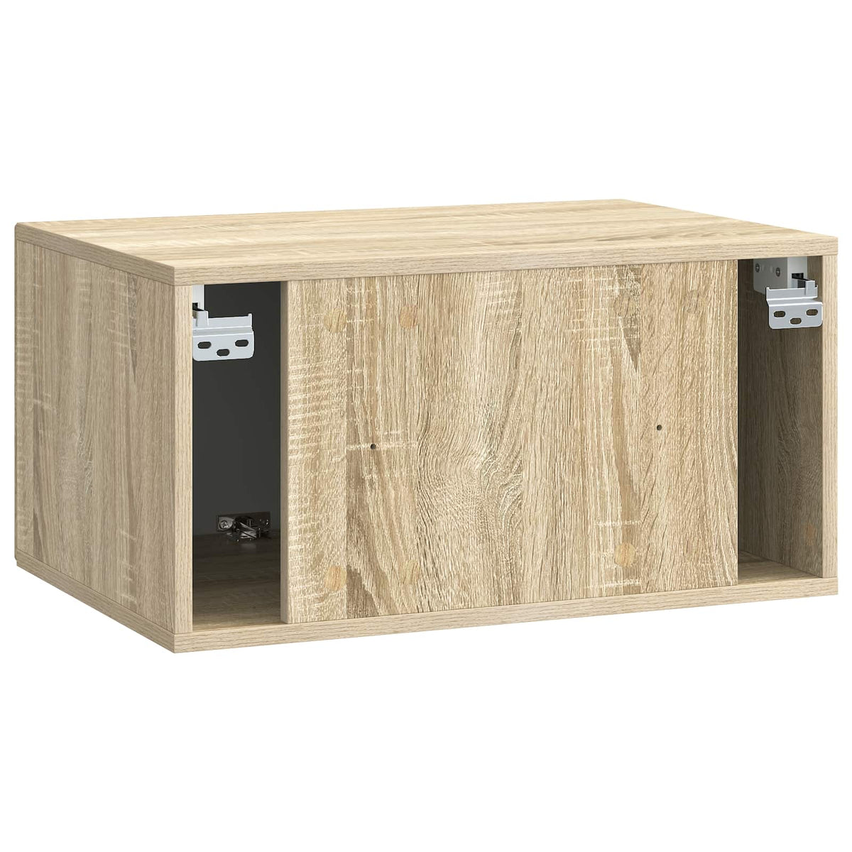 Nástěnná Tv Skříň Dub Sonoma 59,5 X 41 X 30 Cm Kompozitní Dřevo
