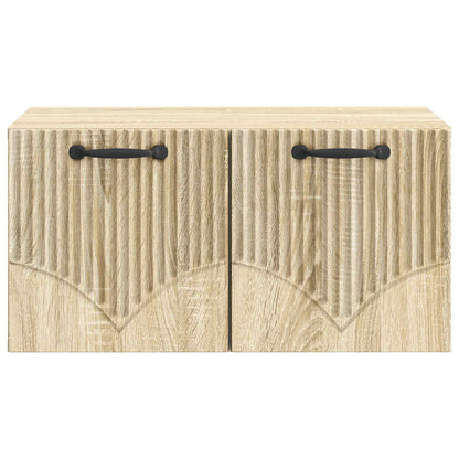 Nástěnná Tv Skříň Dub Sonoma 59,5 X 41 X 30 Cm Kompozitní Dřevo