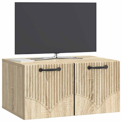 Nástěnná Tv Skříň Dub Sonoma 59,5 X 41 X 30 Cm Kompozitní Dřevo