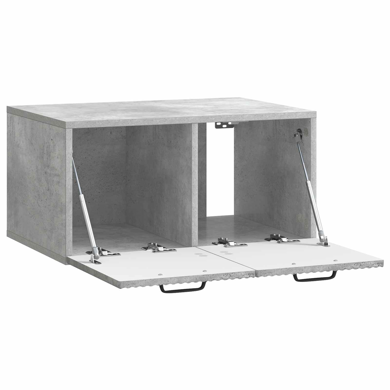 Nástěnná Tv Skříň Nástěnný Betonově Šedá 59,5 X 41 X 30 Cm