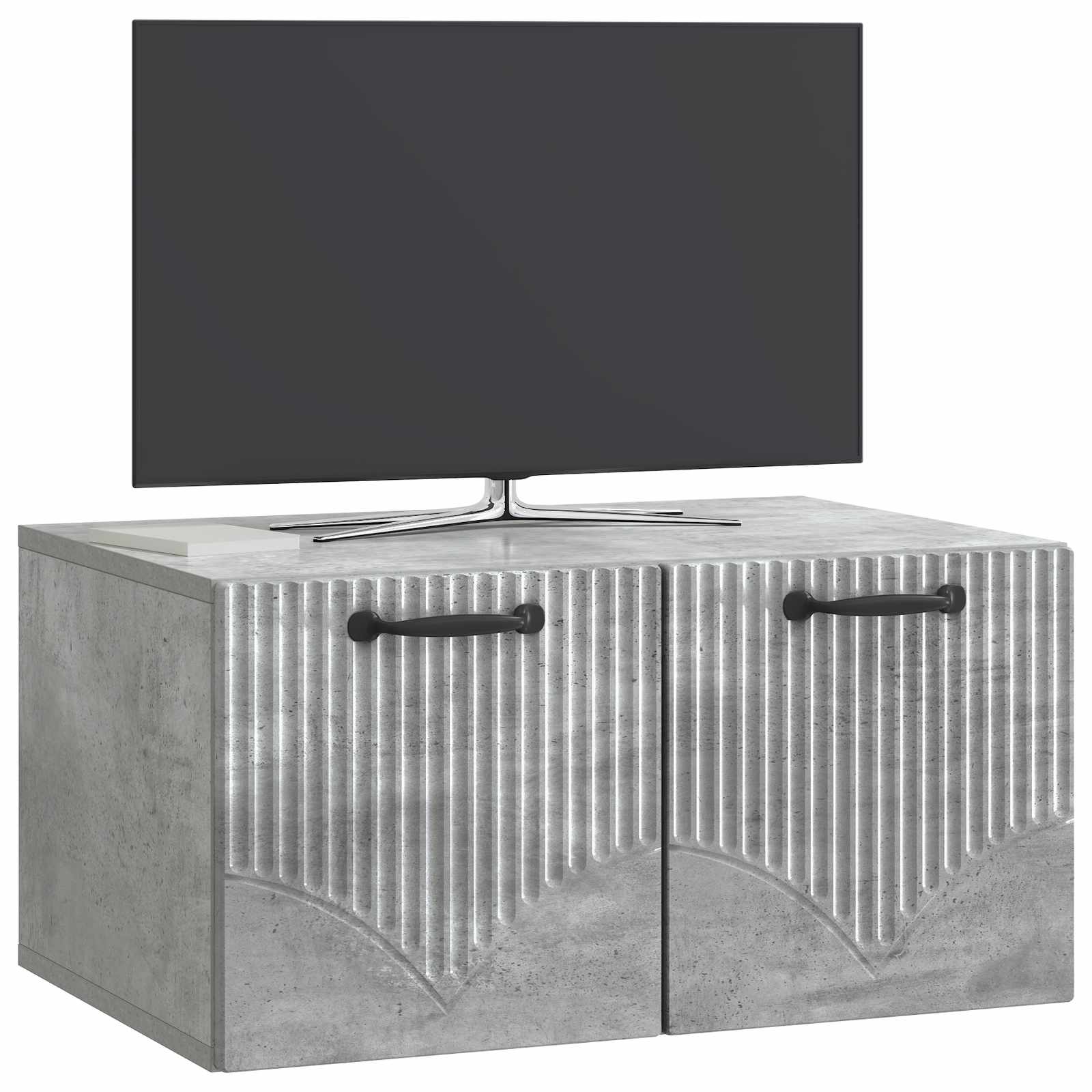 Nástěnná Tv Skříň Nástěnný Betonově Šedá 59,5 X 41 X 30 Cm