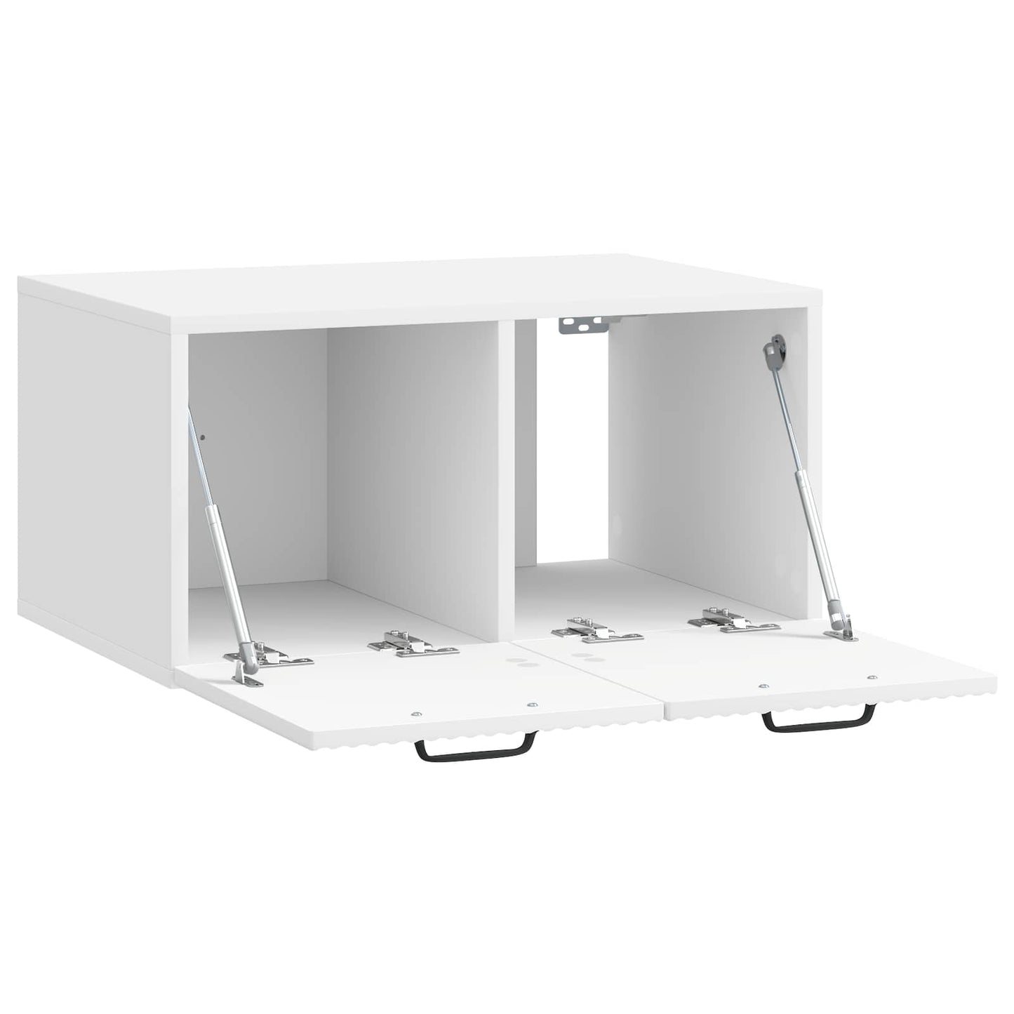 Nástěnná Tv Skříň Bílá S Vysokým Leskem 59,5 X 41 X 30 Cm