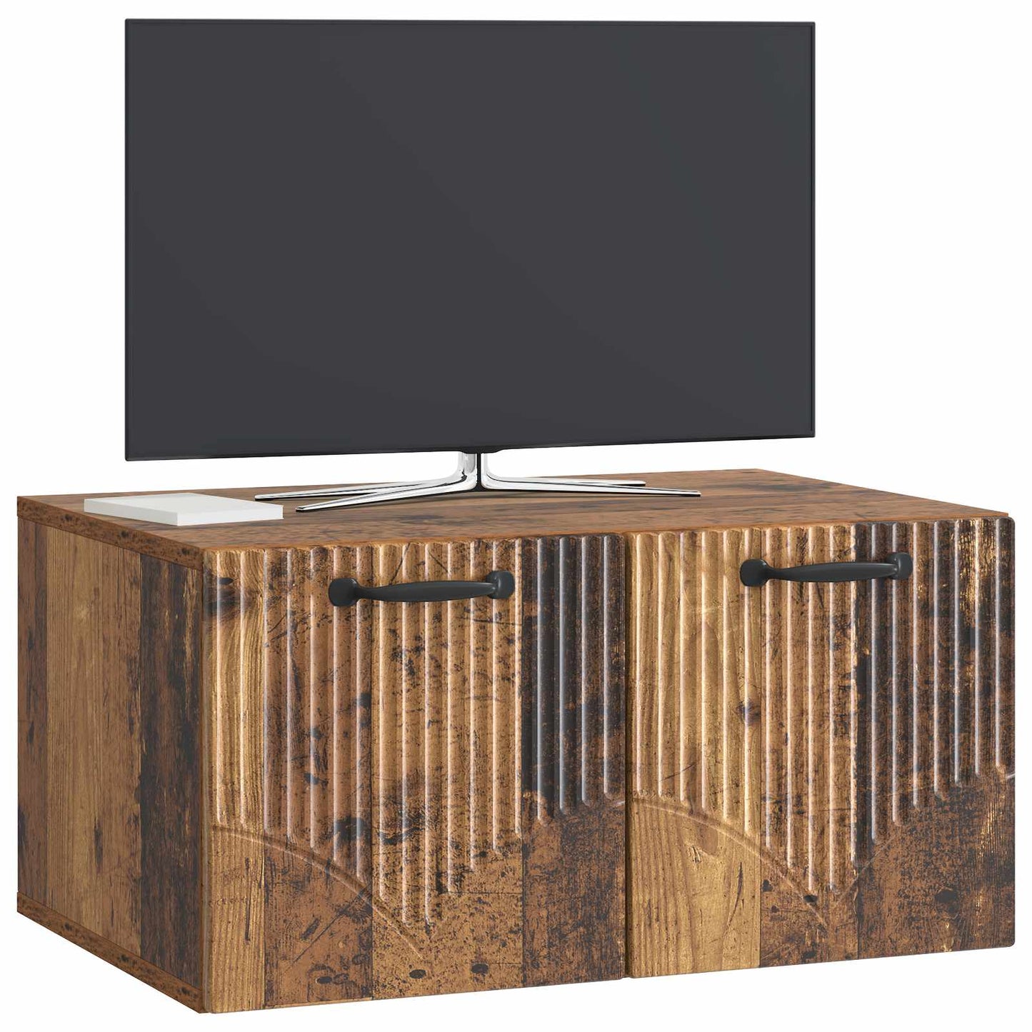 Nástěnná Tv Skříň Staré Dřevo 59,5 X 41 X 30 Cm