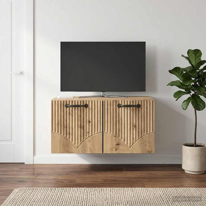 Nástěnná Tv Skříň 59,5 X 41 X 30 Cm Dub Artisan