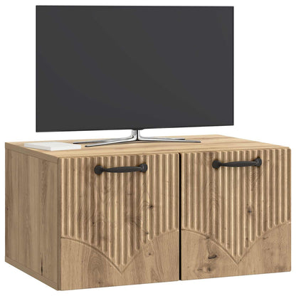 Nástěnná Tv Skříň 59,5 X 41 X 30 Cm Dub Artisan
