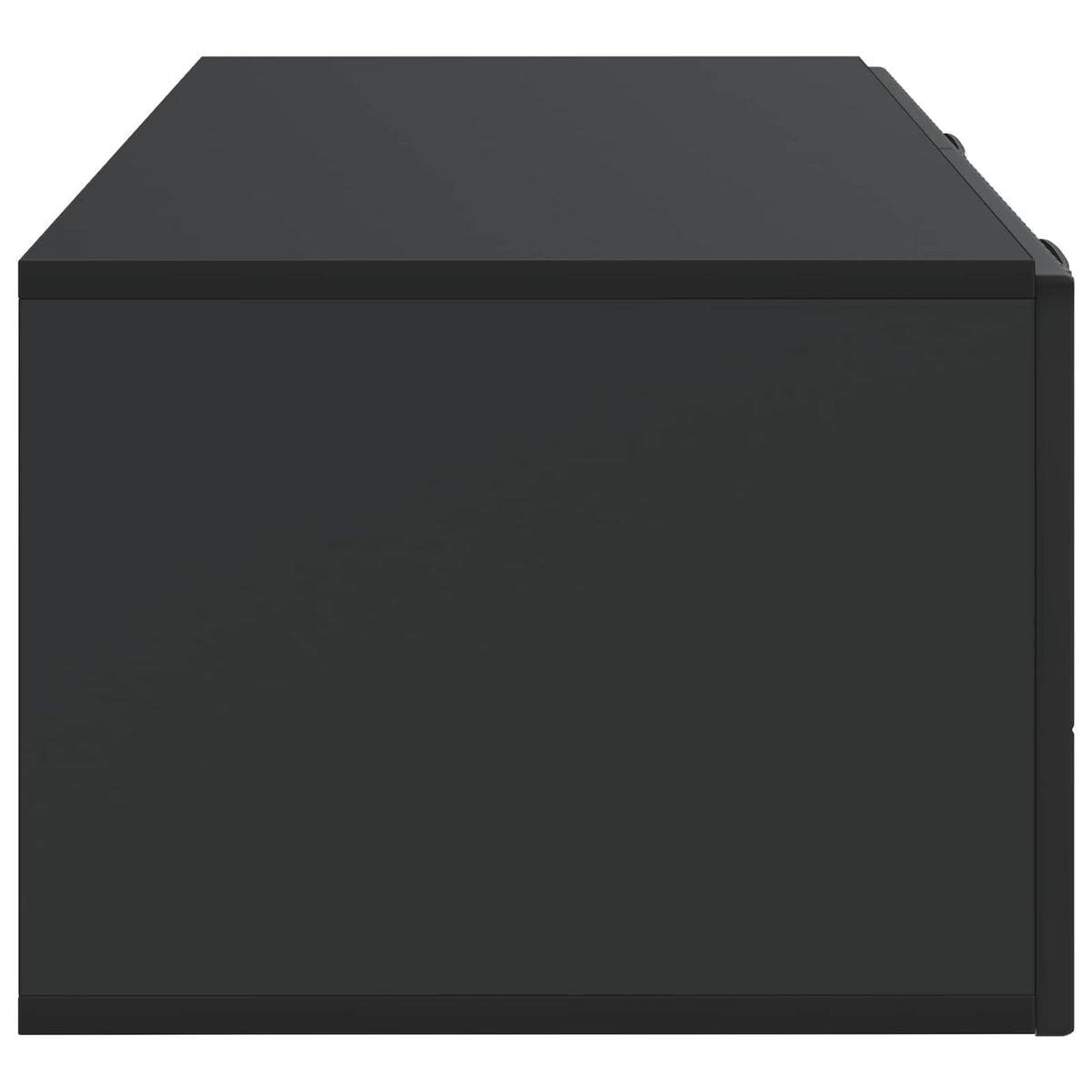Nástěnná Tv Skříň Černá 78,5 X 41 X 30 Cm Kompozitní Dřevo