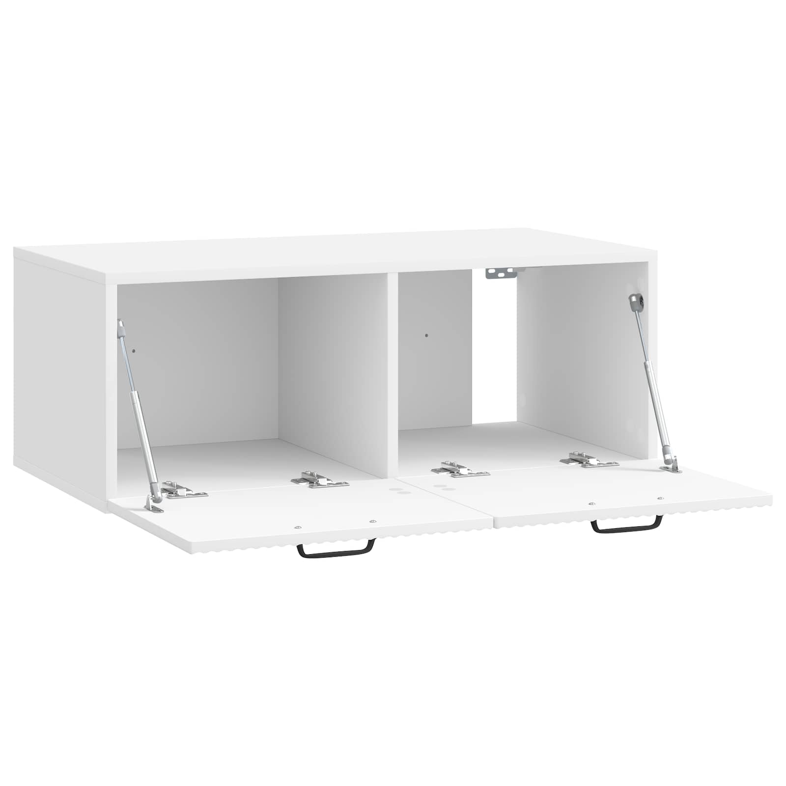 Nástěnná Tv Skříň Bílá S Vysokým Leskem 78,5 X 41 X 30 Cm