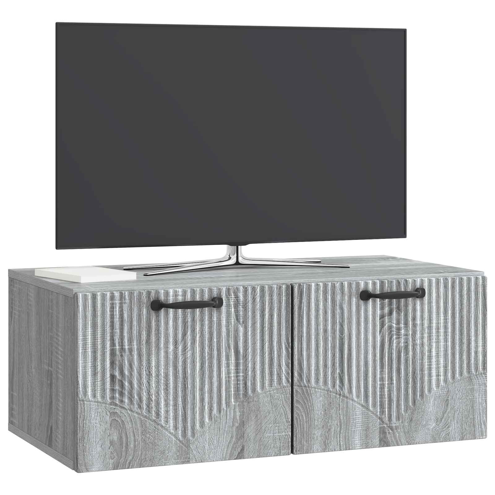 Nástěnná Tv Skříň Nástěnný Šedá Sonoma 78,5 X 41 X 30 Cm