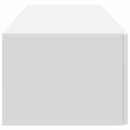 Nástěnná Tv Skříň Bílá 98 X 41 X 30 Cm Kompozitní Dřevo