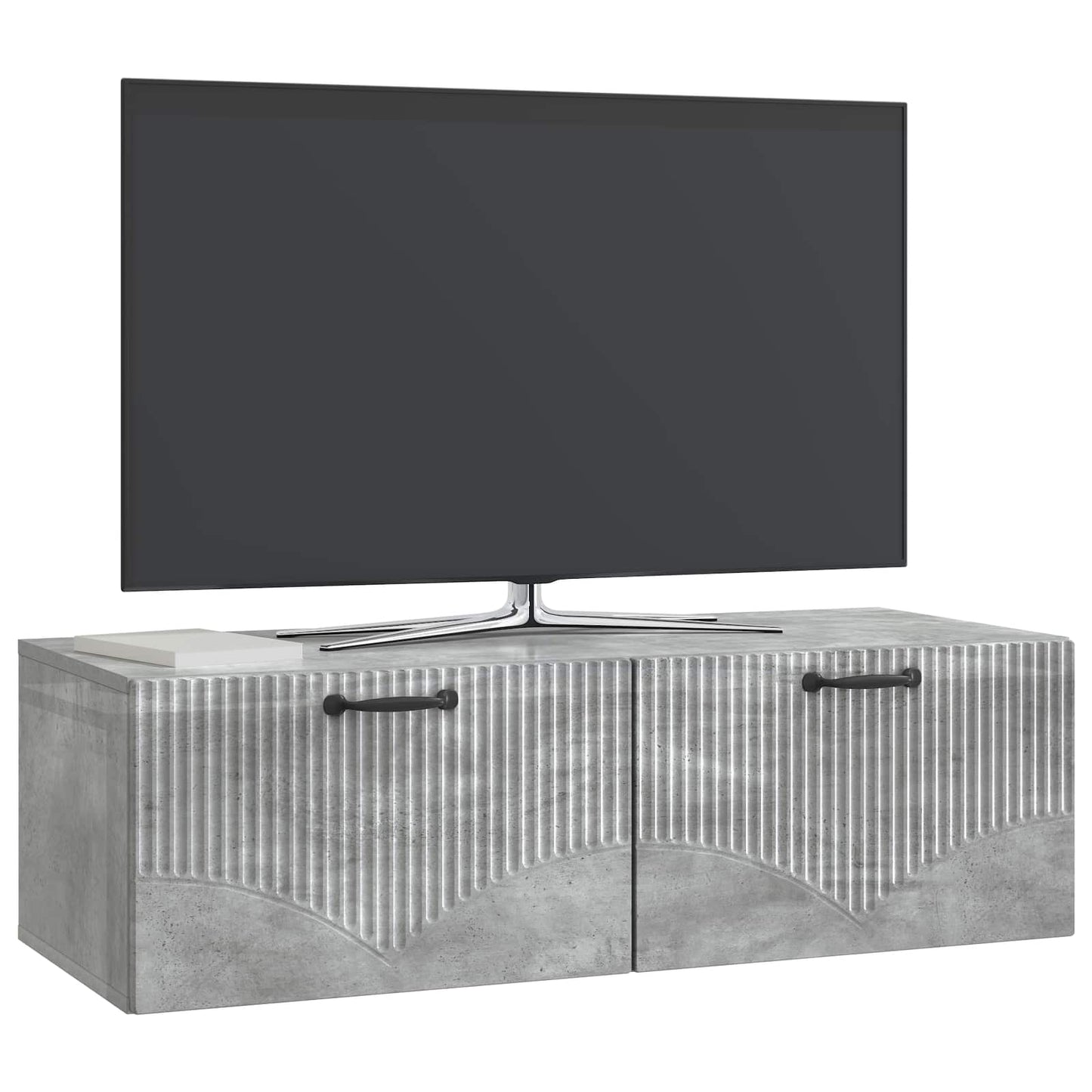Nástěnná Tv Skříň Nástěnný Betonově Šedá 98 X 41 X 30 Cm