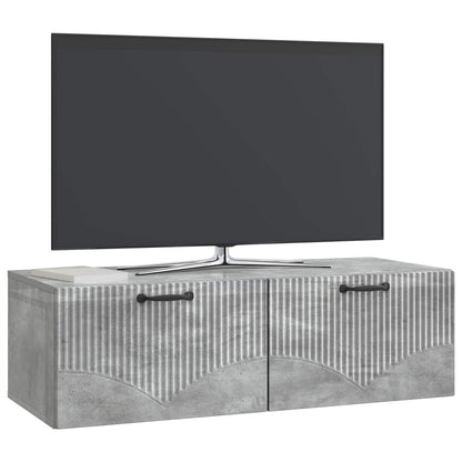 Nástěnná Tv Skříň Nástěnný Betonově Šedá 98 X 41 X 30 Cm