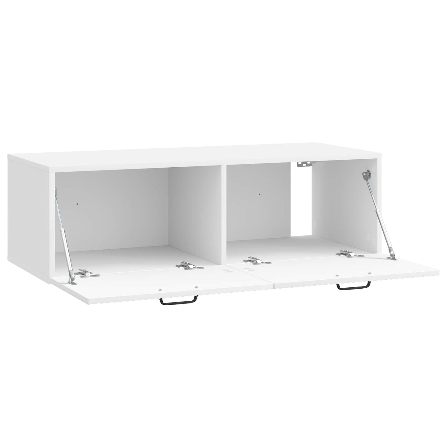 Nástěnná Tv Skříň Bílá S Vysokým Leskem 98 X 41 X 30 Cm