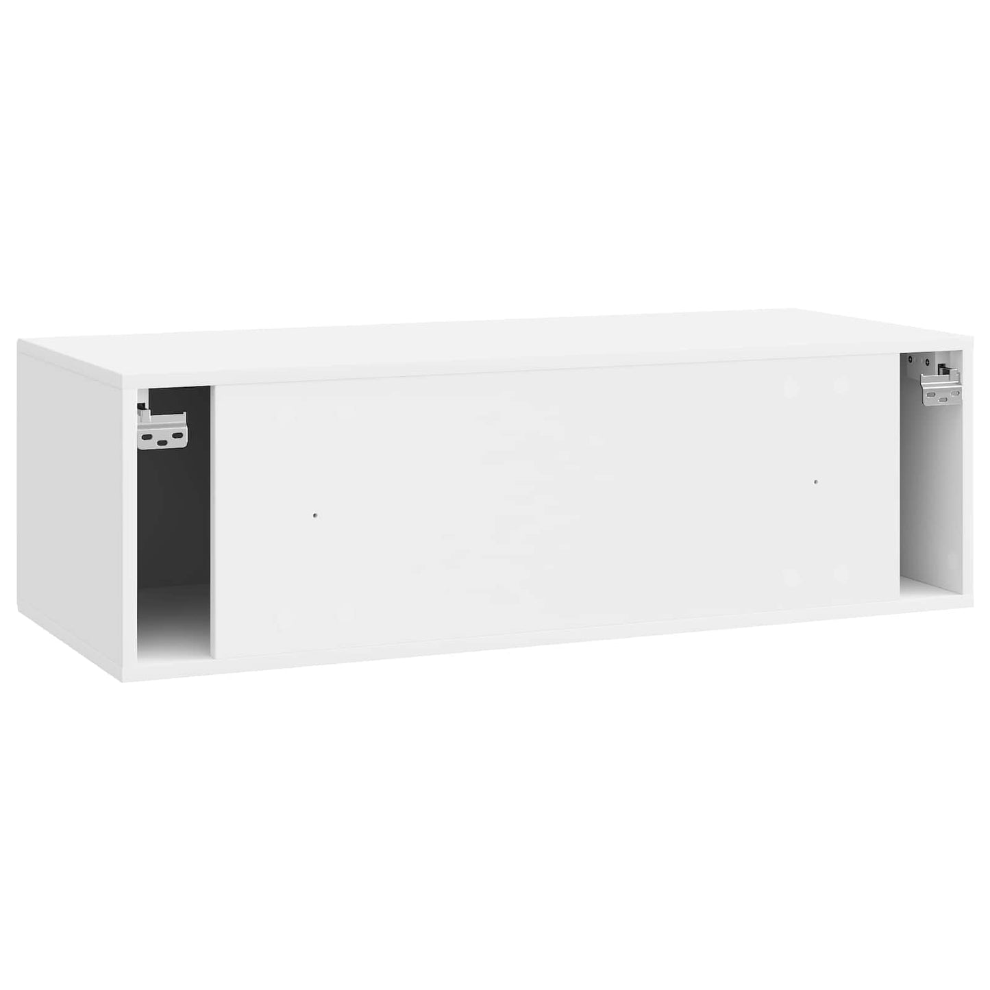 Nástěnná Tv Skříň Bílá S Vysokým Leskem 98 X 41 X 30 Cm