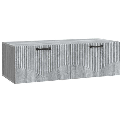 Nástěnná Tv Skříň Šedá Sonoma 98 X 41 X 30 Cm Kompozitní Dřevo