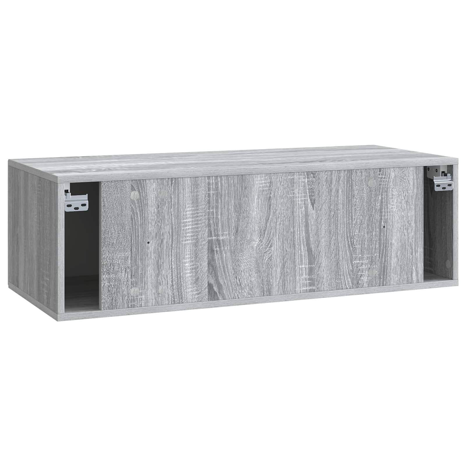 Nástěnná Tv Skříň Šedá Sonoma 98 X 41 X 30 Cm Kompozitní Dřevo