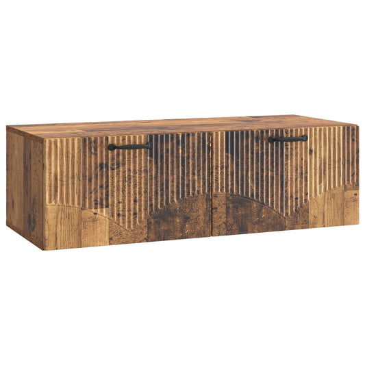 Nástěnná Tv Skříň Staré Dřevo 98 X 41 X 30 Cm Kompozitní Dřevo