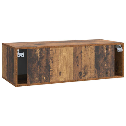 Nástěnná Tv Skříň Staré Dřevo 98 X 41 X 30 Cm Kompozitní Dřevo