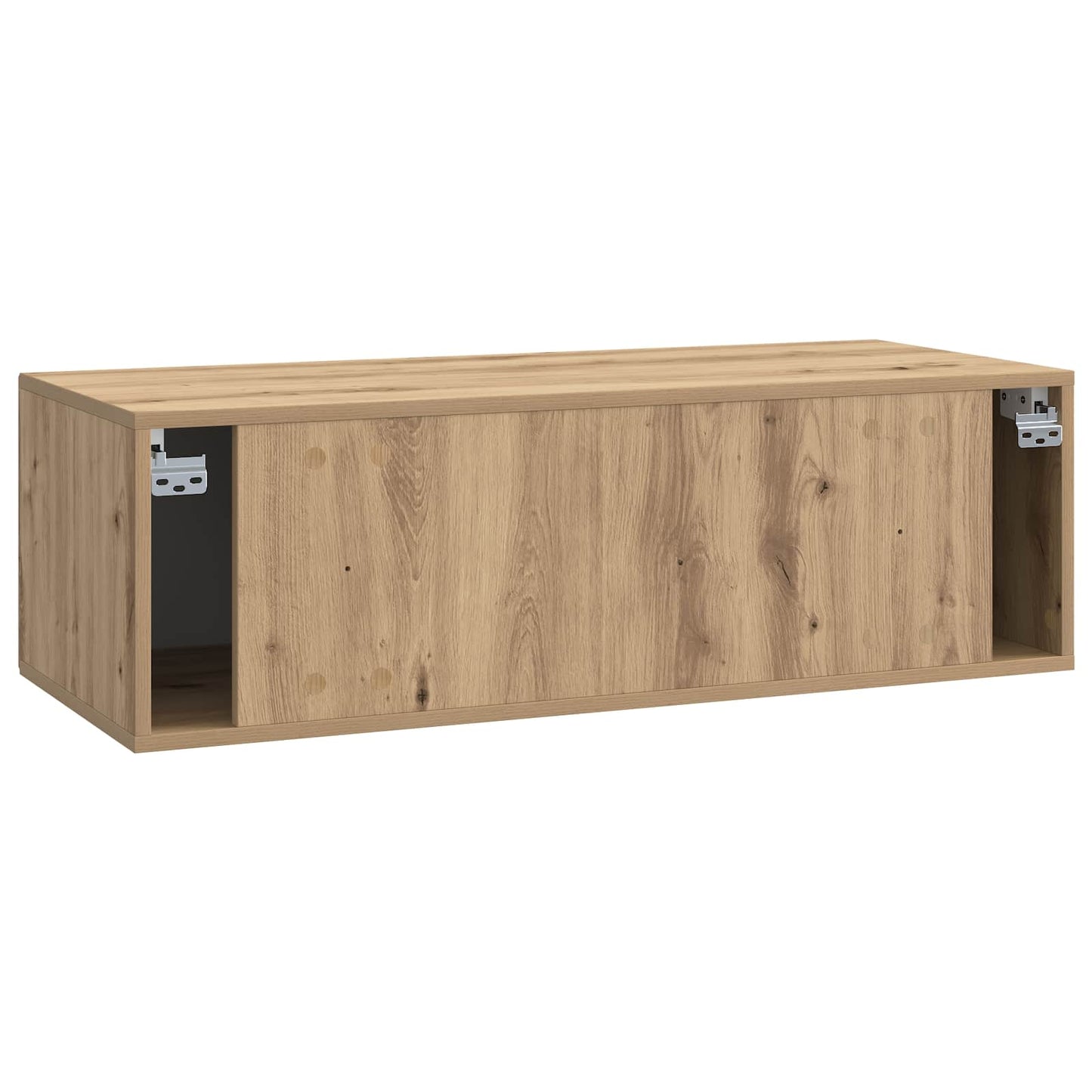 Nástěnná Tv Skříň 98 X 41 X 30 Cm Dub Artisan Kompozitní Dřevo