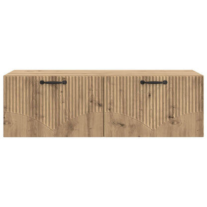 Nástěnná Tv Skříň 98 X 41 X 30 Cm Dub Artisan Kompozitní Dřevo