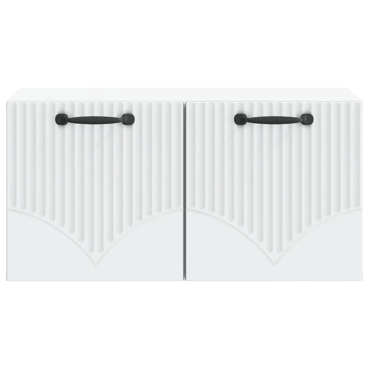 Nástěnná Tv Skříň Bílá 59,5 X 31 X 30 Cm Kompozitní Dřevo